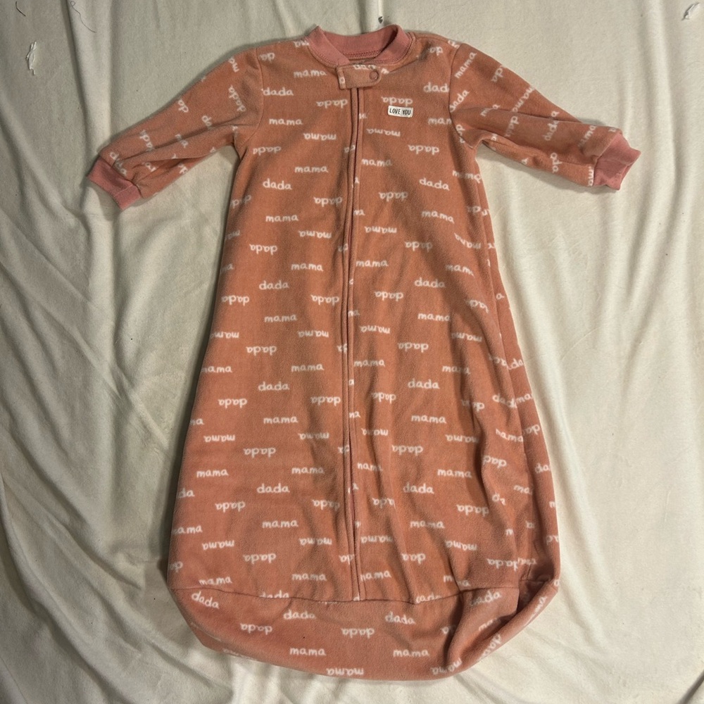 Pink Fleece Sleep Sack